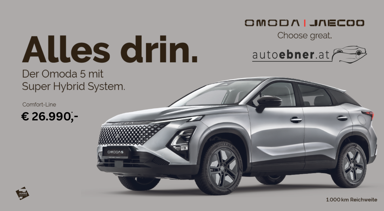 Top Aktion,  Omoda 5, alles drin, Comfort Line € 26.990*,- 