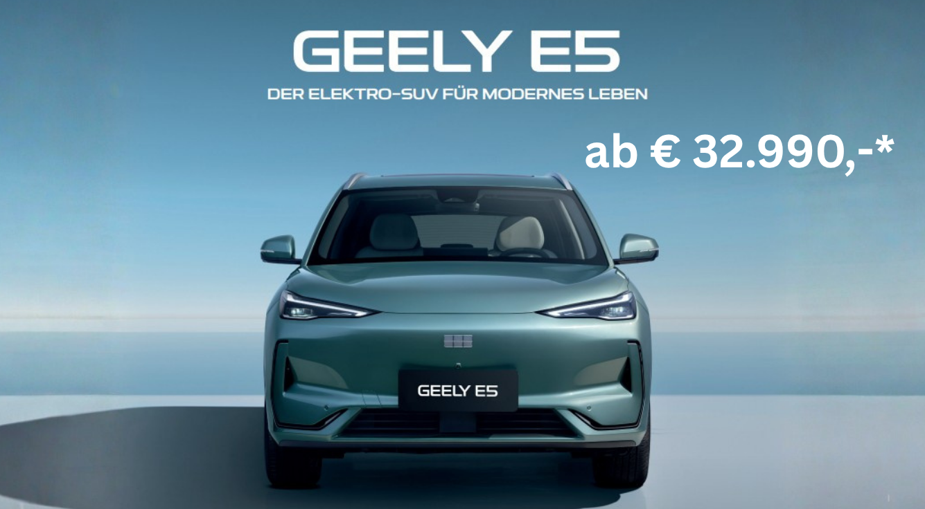 Foto: Auto GEELY 5 blau, Front, blau