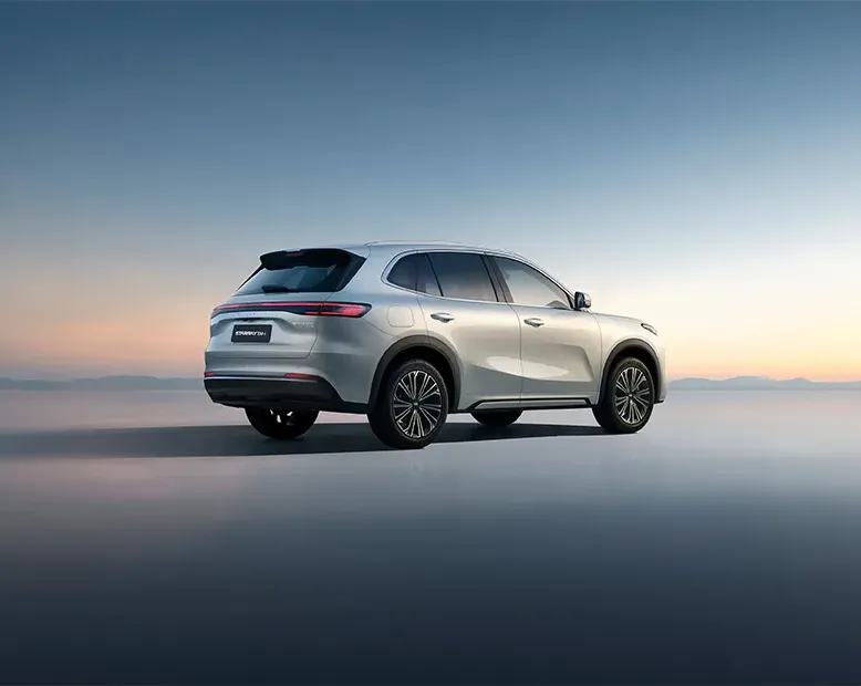 Foto: Auto Geely STARRAY EM-i Heckansicht, seitlich