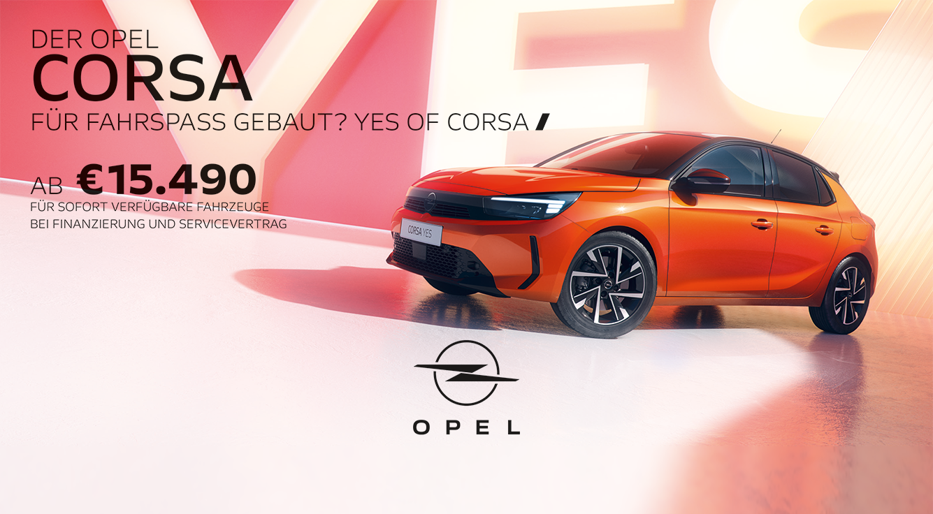 Opel Corsa ab € 15.490*,-