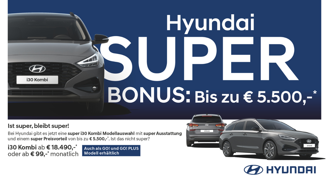 Foto: Bild und Text: Hyundai i30 Kombi grau ab € 18.490,-* oder ab € 99,-* monatlich