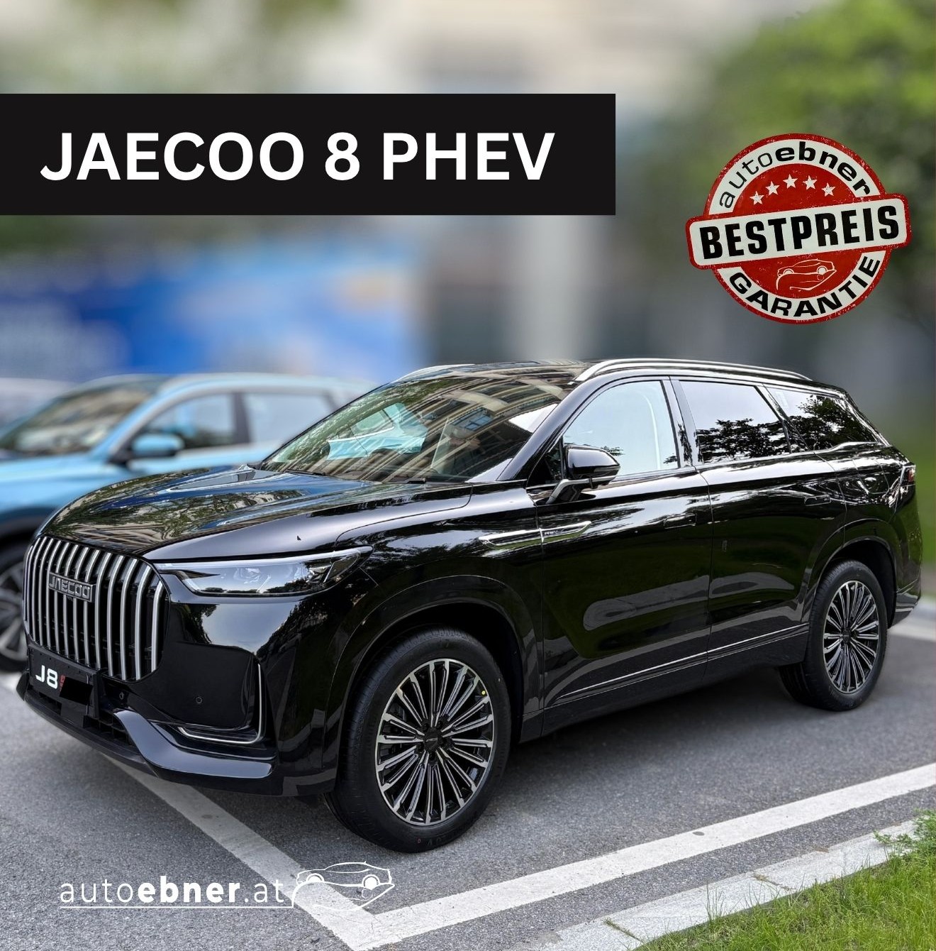 Auto: schwarz Vorpremiere JAECOO 8