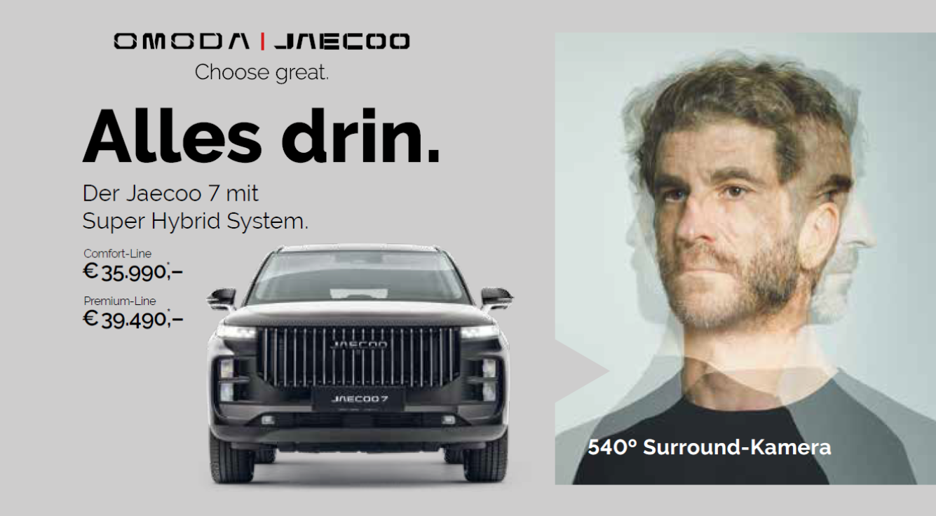 Top Aktion, Top Traktion, Jaecoo 7, Comfort Line € 35.990,-*