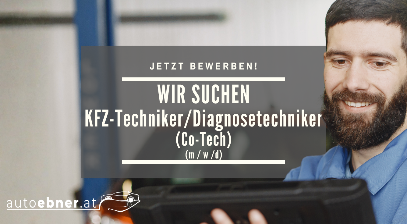 Diagnosetechniker in der Werkstatt bei der Arbeit