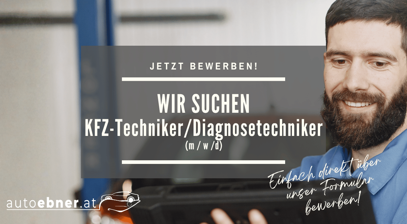 Diagnosetechniker in der Werkstatt bei der Arbeit