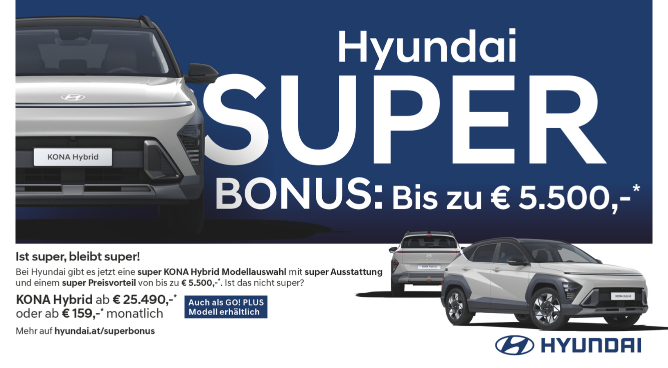 Foto: Hyundai Kona, Hybrid ab € 25.490,-* oder ab € 159,-* monatlich
