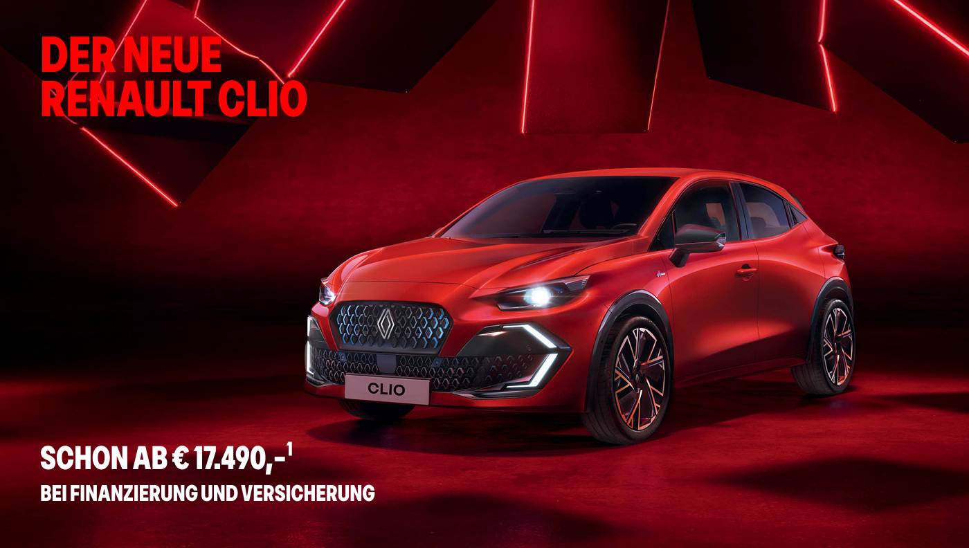 Der neue Renault Clio, ab 17.490,- Euro*