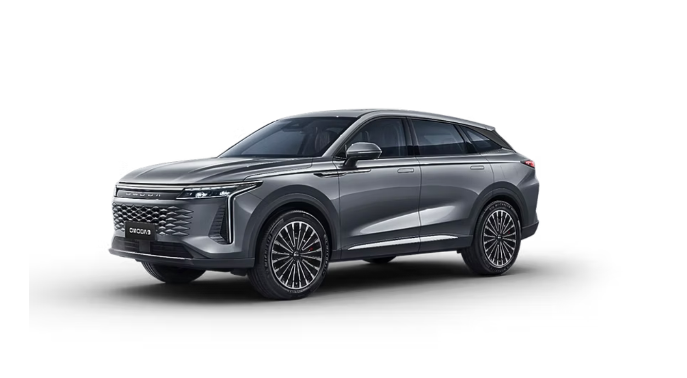 Foto: Omoda 9 grau, seitlich